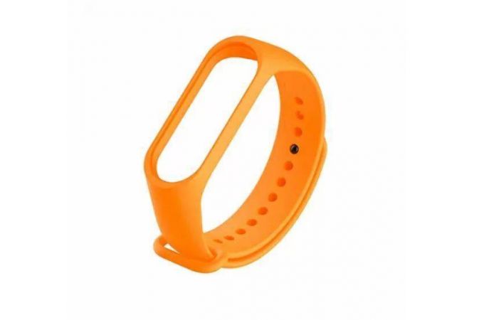 Ремешок силиконовый для XIAOMI MI Band 5/6/7 оранжевый Ремешок силиконовый для XIAOMI MI Band 5/6/7 оранжевый