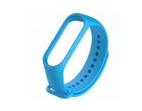 Ремешок силиконовый для XIAOMI MI Band 5/6/7 голубой Ремешок силиконовый для XIAOMI MI Band 5/6/7 голубой