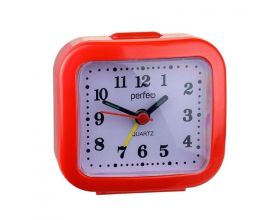 Часы-будильник Perfeo Quartz "PF-TC-004", прямоугольные 8*7,5 см, красные Часы-будильник Perfeo Quartz "PF-TC-004", прямоугольные 8*7,5 см, красные