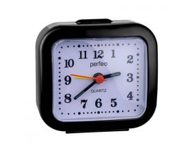Часы-будильник Perfeo Quartz "PF-TC-004", прямоугольные 8*7,5 см, чёрные Часы-будильник Perfeo Quartz "PF-TC-004", прямоугольные 8*7,5 см, чёрные