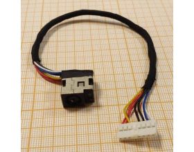 Разъем питания для ноутбуков HP G62 Series с кабелем (1-й тип) Разъем питания для ноутбуков HP G62 Series с кабелем (1-й тип)