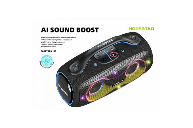 Портативная беспроводная колонка HOPESTAR PARTY BOX 168 (серый) 400W