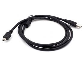 Кабель MiniUSB 2.0 Type-A (папа) - miniUSB Type-B (папа) 1,5м черный Кабель MiniUSB 2.0 Type-A (папа) - miniUSB Type-B (папа) 1,5м черный