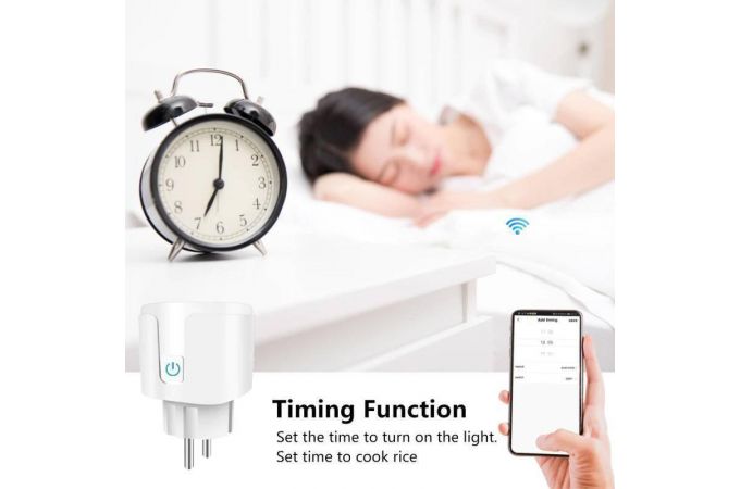 Умная розетка Орбита OT-HOS07 (1 гнездо,16А,Wi-Fi) Умная розетка Орбита OT-HOS07 (1 гнездо,16А,Wi-Fi)