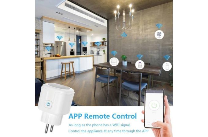 Умная розетка Орбита OT-HOS07 (1 гнездо,16А,Wi-Fi) Умная розетка Орбита OT-HOS07 (1 гнездо,16А,Wi-Fi)