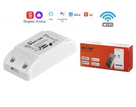 Умное реле (Орбита OT-HOS09 1 канал,10А, Wi-Fi) Умное реле (Орбита OT-HOS09 1 канал,10А, Wi-Fi)