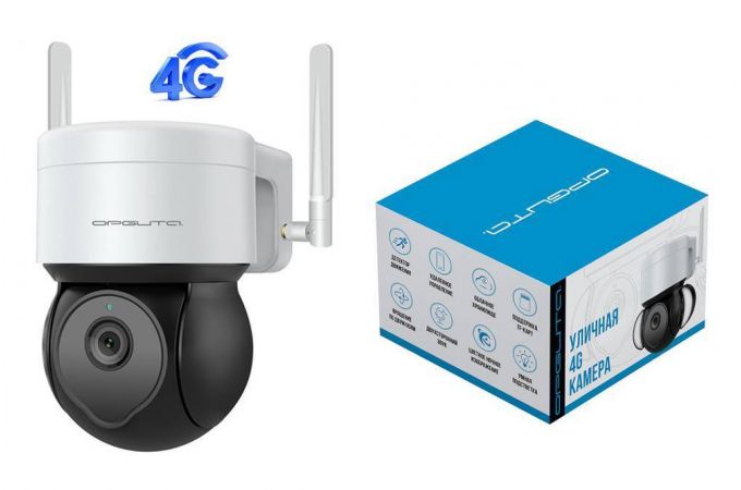 Видеокамера IP 4G Орбита OT-VNI50 (2688*1520, 4Mpix, 3,6мм, пластик)