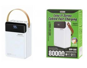 Универсальный дополнительный аккумулятор REMAX RPP-566 80 000 mAh (белый) Универсальный дополнительный аккумулятор REMAX RPP-566 80 000 mAh (белый)