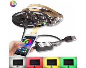 Лента светодиодная Огонек OG-LDL06 RGB Bluetooth 1м Лента светодиодная Огонек OG-LDL06 RGB Bluetooth 1м