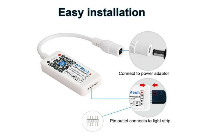 LED контроллер Огонек OG-LDL32 (Bluetooth, RGBW) LED контроллер Огонек OG-LDL32 (Bluetooth, RGBW)
