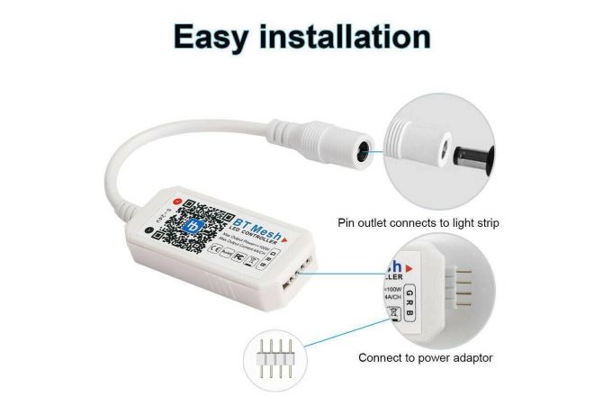 LED контроллер Огонек OG-LDL33 (Bluetooth, RGB) LED контроллер Огонек OG-LDL33 (Bluetooth, RGB)