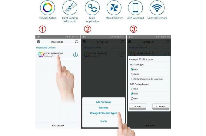 LED контроллер Огонек OG-LDL33 (Bluetooth, RGB) LED контроллер Огонек OG-LDL33 (Bluetooth, RGB)