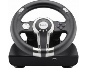 Игровой руль Defender Gotcha PC/PS3, 12 кнопок, педали Игровой руль Defender Gotcha PC/PS3, 12 кнопок, педали