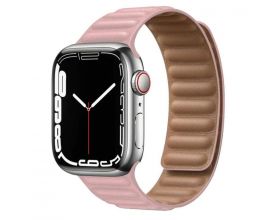 Пластиковый прорезиненный ремешок с магнитной застежкой Kingxbar для Apple Watch 42/44 mm розовый Пластиковый прорезиненный ремешок с магнитной застежкой Kingxbar для Apple Watch 42/44 mm розовый