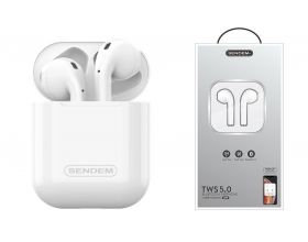 Наушники вакуумные беспроводные SENDEM G99 Bluetooth (белый) Наушники вакуумные беспроводные SENDEM G99 Bluetooth (белый)