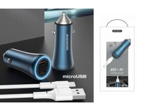 Автомобильное зарядное устройство АЗУ USB + кабель MicroUSB SENDEM D10 (PD18+QC3.0,4000mA) (синий) Автомобильное зарядное устройство АЗУ USB + кабель MicroUSB SENDEM D10 (PD18+QC3.0,4000mA) (синий)