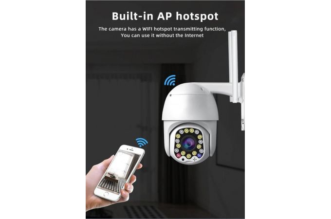 Видеокамера Орбита OT-VNI23(С383) Белая IP-WI-FI Видеокамера Орбита OT-VNI23(С383) Белая IP-WI-FI