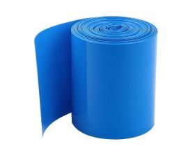 Термоусадочная плёнка ширина 50мм (5 метров) цвет синий Термоусадочная плёнка ширина 50мм (5 метров) цвет синий