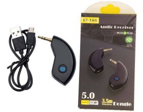 Bluetooth адаптер для автомагнитолы BT-188 AUX 3.5 mm Bluetooth адаптер для автомагнитолы BT-188 AUX 3.5 mm