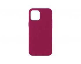 Чехол для iPhone 12 (6.1) Silicone Case Soft Touch (темная фуксия) Чехол для iPhone 12 (6.1) Silicone Case Soft Touch (темная фуксия)