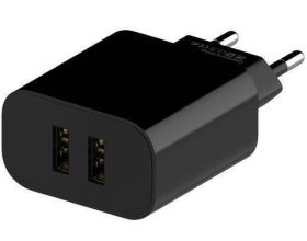 Сетевое зарядное устройство 2USB Maxvi (CHL-242) (черный) Сетевое зарядное устройство 2USB Maxvi (CHL-242) (черный)