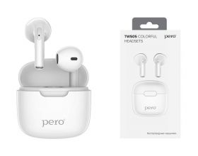 Bluetooth наушники Pero TWS05 Colorful белые Bluetooth наушники Pero TWS05 Colorful белые