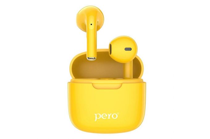 Bluetooth наушники Pero TWS05 Colorful желтые Bluetooth наушники Pero TWS05 Colorful желтые