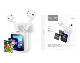 Наушники вакуумные беспроводные HOCO EW80 Magnificent true wireless touch screen BT headset (белый) Наушники вакуумные беспроводные HOCO EW80 Magnificent true wireless touch screen BT headset (белый)