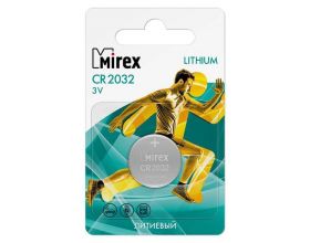 Батарейка литиевая Mirex CR2032 3V цена за 1 шт ecopack (23702-CR2032-E1) Батарейка литиевая Mirex CR2032 3V цена за 1 шт ecopack (23702-CR2032-E1)