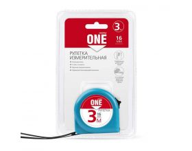 Рулетка измерительная, 3мх16мм, пластиковый корпус, фиксатор, усиленный зацеп, Smartbuy One Tools/96 Рулетка измерительная, 3мх16мм, пластиковый корпус, фиксатор, усиленный зацеп, Smartbuy One Tools/96