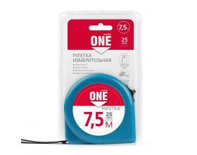 Рулетка измерительная,7.5мх25мм,пластиковый корпус,фиксатор,усиленный зацеп,Smartbuy OneTools/48 Рулетка измерительная,7.5мх25мм,пластиковый корпус,фиксатор,усиленный зацеп,Smartbuy OneTools/48