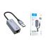 Адаптер HOCO UA37 USB ethernet адаптер (1000 Mbps)