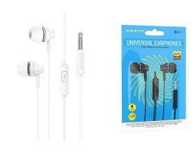 Наушники вакуумные проводные BOROFONE BM74 Singer (белый) Наушники вакуумные проводные BOROFONE BM74 Singer (белый)