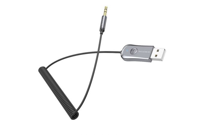 Bluetooth адаптер для автомагнитолы BOROFONE BC44 Bluetooth Car Receiver c AUX 3.5 mm входом (кабель) Bluetooth адаптер для автомагнитолы BOROFONE BC44 Bluetooth Car Receiver c AUX 3.5 mm входом (кабель)