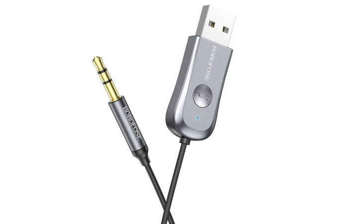 Bluetooth адаптер для автомагнитолы BOROFONE BC44 Bluetooth Car Receiver c AUX 3.5 mm входом (кабель) Bluetooth адаптер для автомагнитолы BOROFONE BC44 Bluetooth Car Receiver c AUX 3.5 mm входом (кабель)