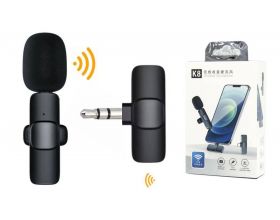 Микрофон беспроводной петличка для колонок и телефона K35 (штекер Jack 3.5) Микрофон беспроводной петличка для колонок и телефона K35 (штекер Jack 3.5)