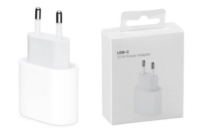 Сетевое зарядное устройство USB-C 25W для Apple iPhone (белый) (л) Сетевое зарядное устройство USB-C 25W для Apple iPhone (белый) (л)