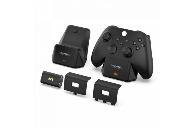 Зарядная станция X-BOX DOBE TYX-0607 X-Series S / X / X-One черный Зарядная станция X-BOX DOBE TYX-0607 X-Series S / X / X-One черный