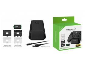 Зарядная станция X-BOX DOBE TYX-0607X X-Series S / X / X-One черный Зарядная станция X-BOX DOBE TYX-0607X X-Series S / X / X-One черный