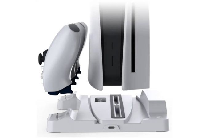 Охлаждающая станция DOBE PS5 TP5-1507 мультифункциональная белая Охлаждающая станция DOBE PS5 TP5-1507 мультифункциональная белая