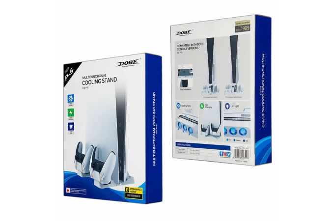 Охлаждающая станция DOBE PS5 TP5-1507 мультифункциональная белая Охлаждающая станция DOBE PS5 TP5-1507 мультифункциональная белая