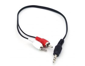 Кабель аудио Орбита OT-AVC36  (2RCA - штекер 3,5мм) 0.3м (УПАКОВКА 5шт) (черный) Кабель аудио Орбита OT-AVC36  (2RCA - штекер 3,5мм) 0.3м (УПАКОВКА 5шт) (черный)