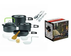Набор посуды походный Огонек OG-TRD02 Набор посуды походный Огонек OG-TRD02