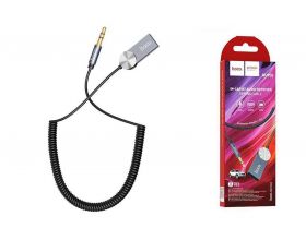 Bluetooth адаптер для автомагнитолы HOCO DUP02  spring cable (AUX-USB) Bluetooth адаптер для автомагнитолы HOCO DUP02  spring cable (AUX-USB)