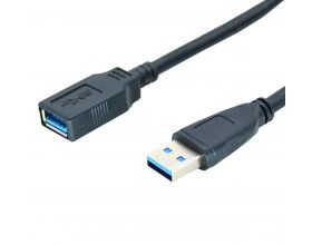 Кабель USB 3.0 удлинитель (штекер-гнездо) Орбита OT-PCC18 (аналог 20061309) 3м (черный) Кабель USB 3.0 удлинитель (штекер-гнездо) Орбита OT-PCC18 (аналог 20061309) 3м (черный)