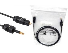 Кабель оптический miniToslink - Toslink 1,5 м (OD2.2)