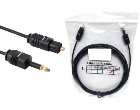 Кабель оптический miniToslink - Toslink 3 м (OD2.2) Кабель оптический miniToslink - Toslink 3 м (OD2.2)