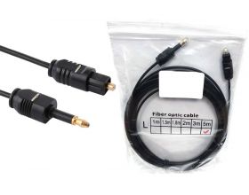 Кабель оптический miniToslink - Toslink 5 м (OD2.2) Кабель оптический miniToslink - Toslink 5 м (OD2.2)