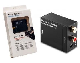 Конвертер переходник аудио Toslink - RCA (мама - мама) Конвертер переходник аудио Toslink - RCA (мама - мама)