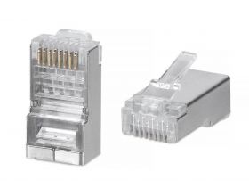 Коннектор RJ45 CAT6 (100 шт) металлический Коннектор RJ45 CAT6 (100 шт) металлический